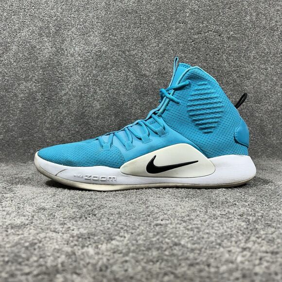 Nike Zoom Air Hyperdunk X TB AT3866-402 Mens Size 17 Blue Basketball Shoes Used - Picture 6 of 12